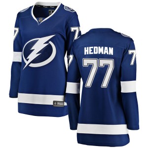 Victor Hedman Tampa Bay Lightning Women's Fanatics Branded Blue Breakaway Home Jersey
