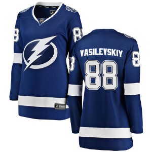 Andrei Vasilevskiy Tampa Bay Lightning Women's Fanatics Branded Blue Breakaway Home Jersey