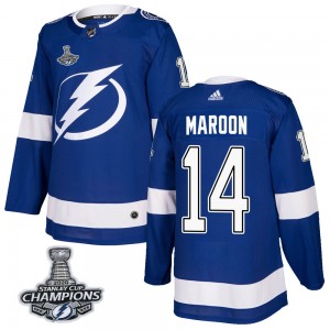Pat Maroon Tampa Bay Lightning Youth Adidas Authentic Blue Home 2020 Stanley Cup Champions Jersey