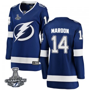 Pat Maroon Tampa Bay Lightning Women's Fanatics Branded Blue Breakaway Home 2020 Stanley Cup Champions Jersey