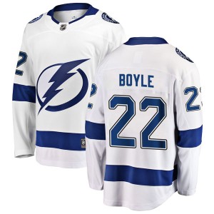 Dan Boyle Tampa Bay Lightning Men's Fanatics Branded White Breakaway Away Jersey