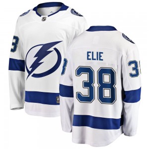 Remi Elie Tampa Bay Lightning Men's Fanatics Branded White Breakaway Away Jersey