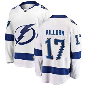 Alex Killorn Tampa Bay Lightning Men's Fanatics Branded White Breakaway Away Jersey