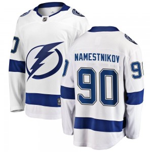 Vladislav Namestnikov Tampa Bay Lightning Men's Fanatics Branded White Breakaway Away Jersey