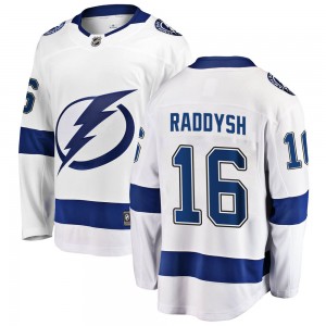 Taylor Raddysh Tampa Bay Lightning Men's Fanatics Branded White Breakaway Away Jersey