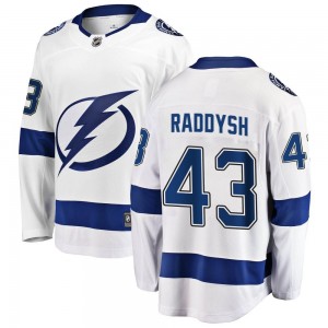 Darren Raddysh Tampa Bay Lightning Men's Fanatics Branded White Breakaway Away Jersey