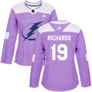Brad Richards Tampa Bay Lightning Women's Adidas Authentic Purple Fights Cancer Practice Jersey