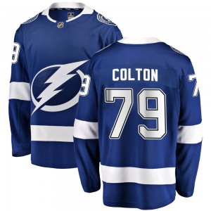Ross Colton Tampa Bay Lightning Men's Fanatics Branded Blue Breakaway Home Jersey