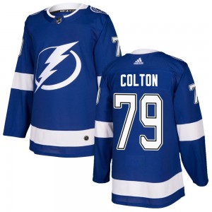 Ross Colton Tampa Bay Lightning Men's Adidas Authentic Blue Home Jersey