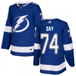 Sean Day Tampa Bay Lightning Men's Adidas Authentic Blue Home Jersey