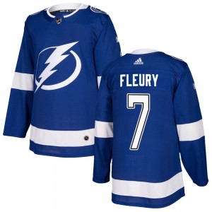 Haydn Fleury Tampa Bay Lightning Men's Adidas Authentic Blue Home Jersey