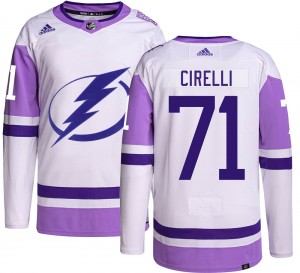 Anthony Cirelli Tampa Bay Lightning Youth Adidas Authentic Hockey Fights Cancer Jersey