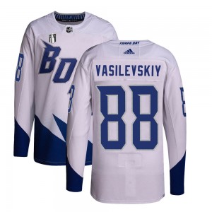 Andrei Vasilevskiy Tampa Bay Lightning Men's Adidas Authentic White 2022 Stadium Series Primegreen 2022 Stanley Cup Final Jersey