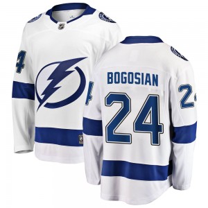 Zach Bogosian Tampa Bay Lightning Youth Fanatics Branded White Breakaway Away Jersey