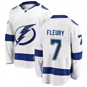 Haydn Fleury Tampa Bay Lightning Youth Fanatics Branded White Breakaway Away Jersey