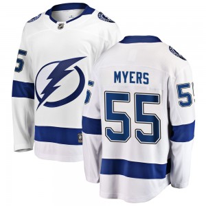 Philippe Myers Tampa Bay Lightning Youth Fanatics Branded White Breakaway Away Jersey