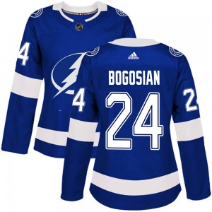 Zach Bogosian Tampa Bay Lightning Women's Adidas Authentic Blue Home Jersey