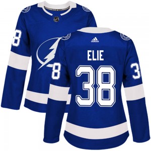 Remi Elie Tampa Bay Lightning Women's Adidas Authentic Blue Home Jersey