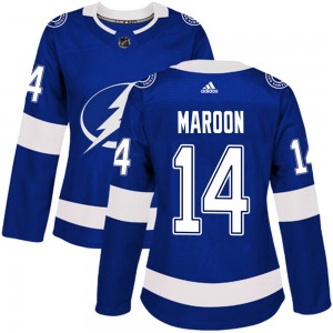 Pat Maroon Tampa Bay Lightning Women's Adidas Authentic Blue Home Jersey