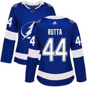 Jan Rutta Tampa Bay Lightning Women's Adidas Authentic Blue Home Jersey