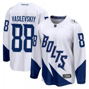 Andrei Vasilevskiy Tampa Bay Lightning Men's Fanatics Branded White 2022 Stadium Series Breakaway Jersey