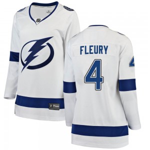 Haydn Fleury Tampa Bay Lightning Women's Fanatics Branded White Breakaway Away Jersey