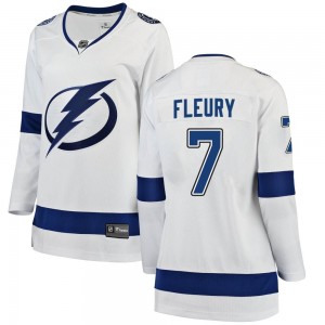 Haydn Fleury Tampa Bay Lightning Women's Fanatics Branded White Breakaway Away Jersey