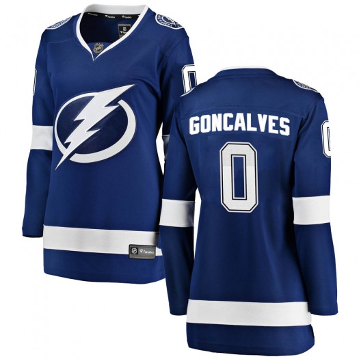Gage Goncalves Tampa Bay Lightning Women's Fanatics Branded Blue Breakaway Home Jersey