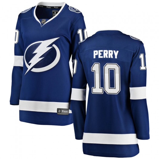 Corey Perry Tampa Bay Lightning Women's Fanatics Branded Blue Breakaway Home Jersey