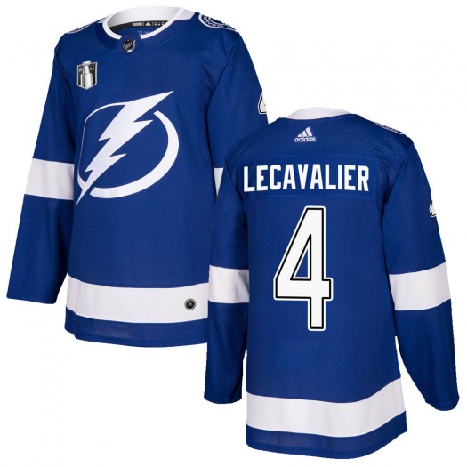 Vincent Lecavalier Tampa Bay Lightning Men's Adidas Authentic Blue Home 2022 Stanley Cup Final Jersey