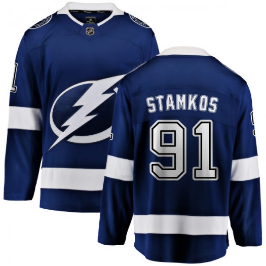 Steven Stamkos Tampa Bay Lightning Men's Fanatics Branded Blue Home Breakaway Jersey