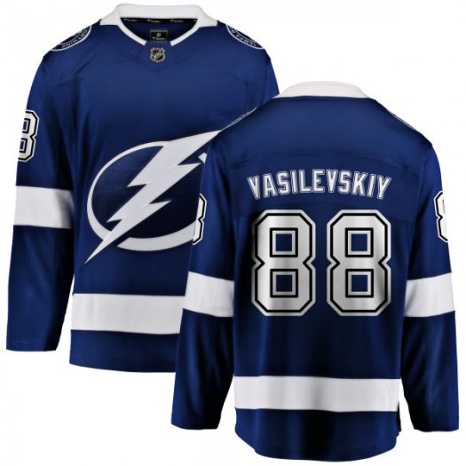 Andrei Vasilevskiy Tampa Bay Lightning Men's Fanatics Branded Blue Home Breakaway Jersey