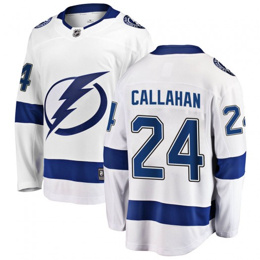 Ryan Callahan Tampa Bay Lightning Men's Fanatics Branded White Breakaway Away Jersey
