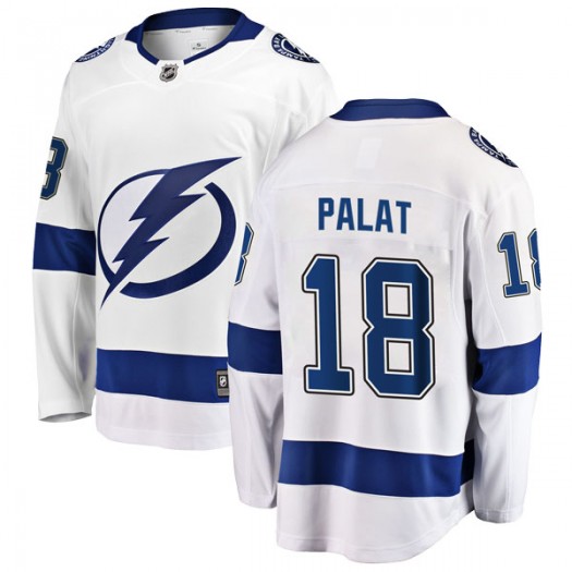 Ondrej Palat Tampa Bay Lightning Men's Fanatics Branded White Breakaway Away Jersey