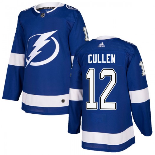 John Cullen Tampa Bay Lightning Men's Adidas Authentic Blue Home Jersey