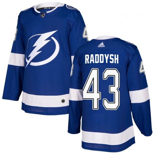 Darren Raddysh Tampa Bay Lightning Men's Adidas Authentic Blue Home Jersey