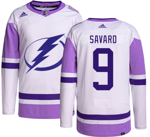 Denis Savard Tampa Bay Lightning Youth Adidas Authentic Hockey Fights Cancer Jersey