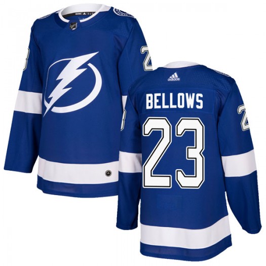 Brian Bellows Tampa Bay Lightning Youth Adidas Authentic Blue Home Jersey