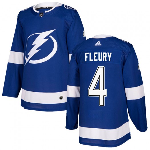 Haydn Fleury Tampa Bay Lightning Youth Adidas Authentic Blue Home Jersey