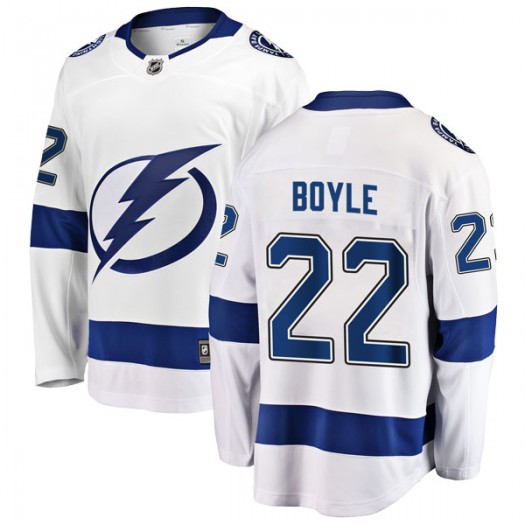 Dan Boyle Tampa Bay Lightning Youth Fanatics Branded White Breakaway Away Jersey
