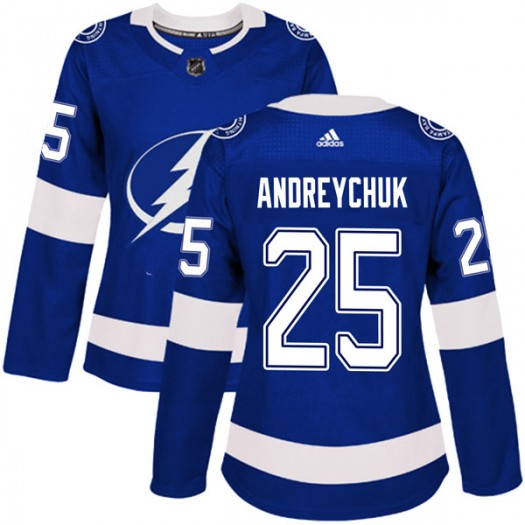 Dave Andreychuk Tampa Bay Lightning Women's Adidas Authentic Blue Home Jersey
