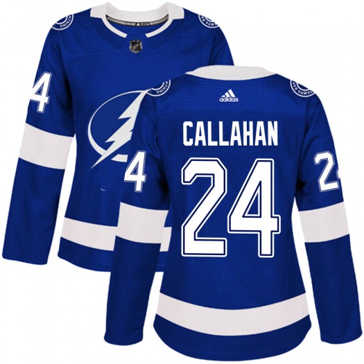 Ryan Callahan Tampa Bay Lightning Women's Adidas Authentic Blue Home Jersey
