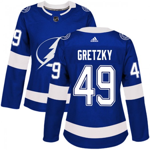Brent Gretzky Tampa Bay Lightning Women's Adidas Authentic Blue Home Jersey