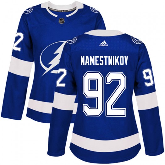 Vladislav Namestnikov Tampa Bay Lightning Women's Adidas Authentic Blue Home Jersey