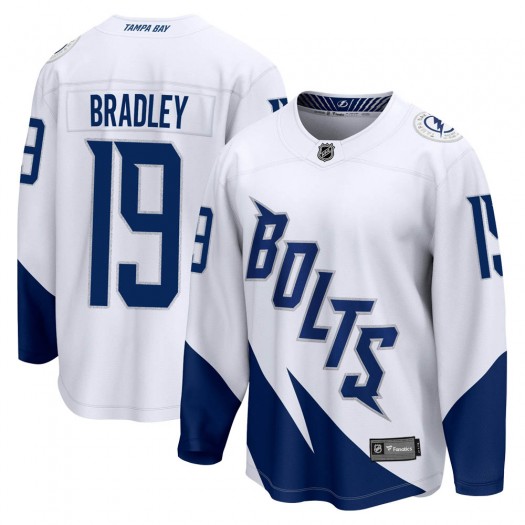 Brian Bradley Tampa Bay Lightning Men's Fanatics Branded White 2022 Stadium Series Breakaway Jersey