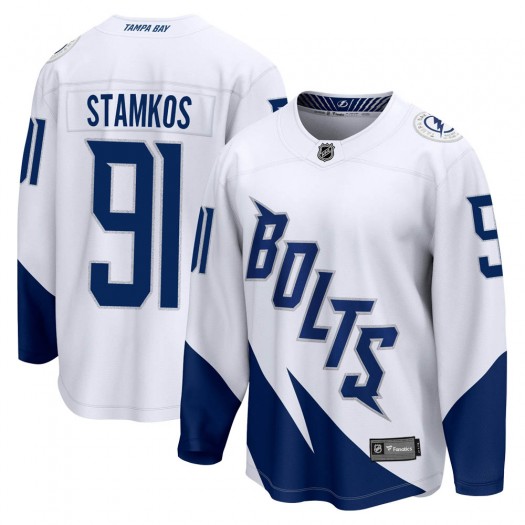 Steven Stamkos Tampa Bay Lightning Men's Fanatics Branded White 2022 Stadium Series Breakaway Jersey