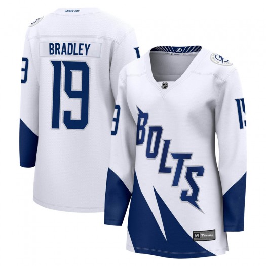 Brian Bradley Tampa Bay Lightning Women's Fanatics Branded White 2022 Stadium Series Breakaway Jersey