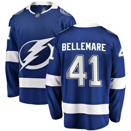 Pierre-Edouard Bellemare Tampa Bay Lightning Youth Fanatics Branded Blue Breakaway Home Jersey
