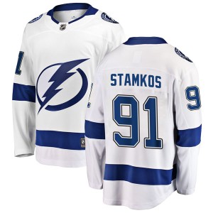 Steven Stamkos Tampa Bay Lightning Youth Fanatics Branded White Breakaway Away Jersey