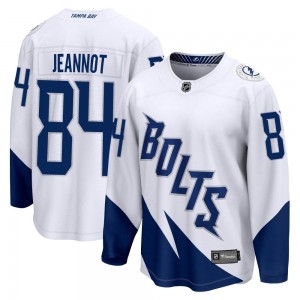 Tanner Jeannot Tampa Bay Lightning Youth Fanatics Branded White 2022 Stadium Series Breakaway Jersey